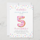 Donut Birthday Celebration | Vijf Kaart (Voorkant)