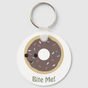 Donut Bite Me! Sleutelhanger
