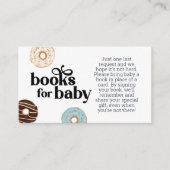 Donut Books voor Baby-afsluitkaart Informatiekaartje (Voorkant)