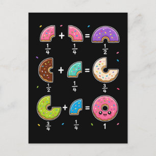 Donut Breuken Leerzaam Wiskunde Humor Briefkaart