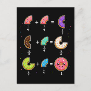 Donut Breuken Leerzaam Wiskunde Humor Briefkaart