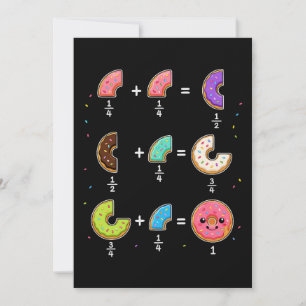 Donut Breuken Leerzaam Wiskunde Humor Kaart