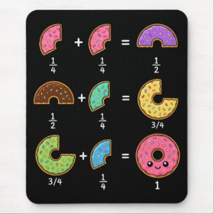Donut Breuken Leerzaam Wiskunde Humor Muismat