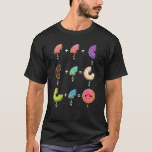 Donut Breuken Leerzaam Wiskunde Humor T-shirt