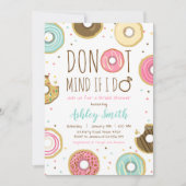 Donut Bridal Shower Invitation Attention Si Je Le  (Devant)
