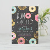 Donut Bridal Shower Invitation Attention Si Je Le (Debout devant)