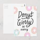 Donut Briefkaart (Voorkant / Achterkant)
