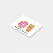 donut café amis pour toujours post-it notes (Incliné)