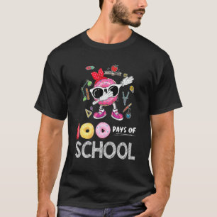 Donut Cake Student Leraar 100 dagen van Schoo T-shirt