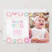 Donut Carte de remerciements grandir Partie vers l (Devant)