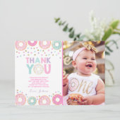 Donut Carte de remerciements grandir Partie vers l (Debout devant)