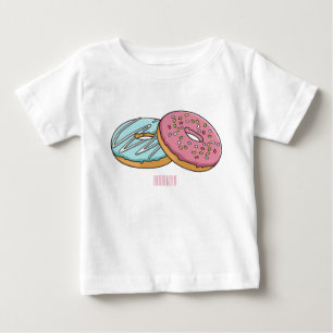 Donut cartoon illustratie