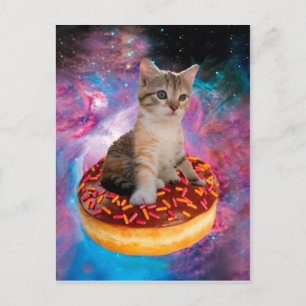 Donut Cat - Donut lover Briefkaart