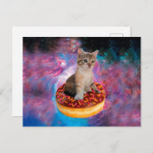 Donut Cat - Donut lover Briefkaart (Voorkant / Achterkant)