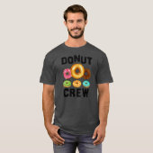 Donut Crew Design for Men Kinder Funny Donut T-shirt (Voorkant volledig)