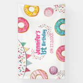 Donut Cute Birthday Welcome Banner (Verticaal)