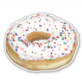 DONUT DIE CUT STYLE STICKERS DÉCALES (Devant)