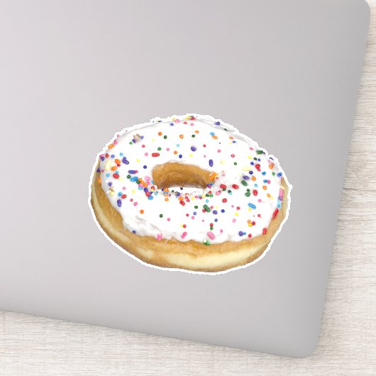 DONUT DIE CUT STYLE STICKERS DÉCALES (Détail)