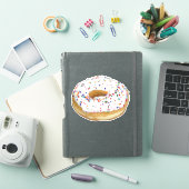 DONUT DIE CUT STYLE STICKERS DÉCALES (Couverture iPad)