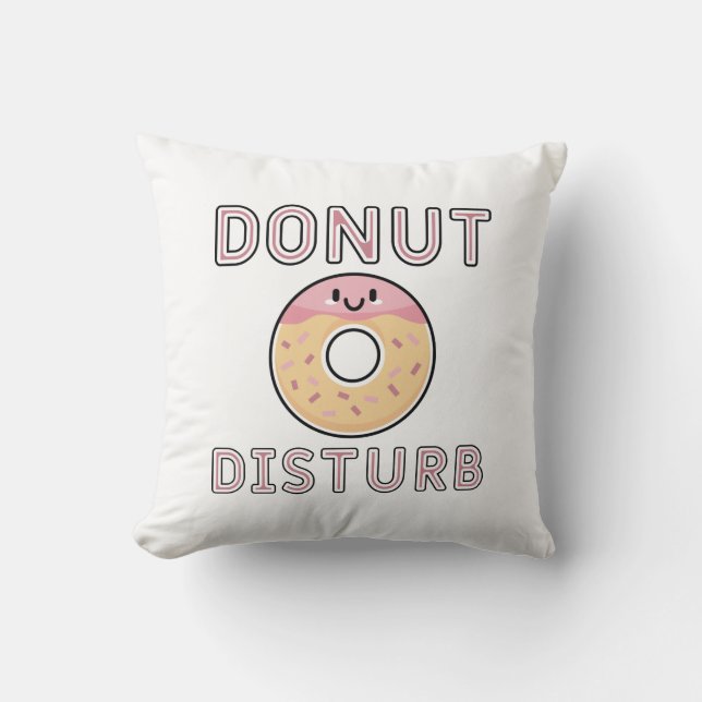 Donut Disturb Kussen (Voorkant)