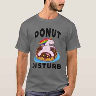 Donut Disturb Unicorn Summer Pool Vacay! T-shirt