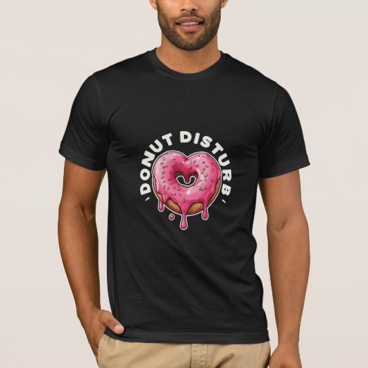 Donut Disturb voor singles T-shirt (Voorkant)