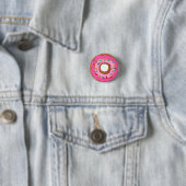 Donut, donuts, ronde button 3,2 cm (In situ)