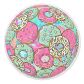 Donut Doughnut Drawer Knob Kabinet Pull Keramische Knop (Voorkant)