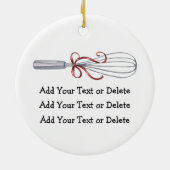 Donut - Doughnut - SRF Keramisch Ornament (Achterkant)