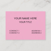 Donut Doughnut Sweet Bakery Food Visitekaartje (Achterkant)