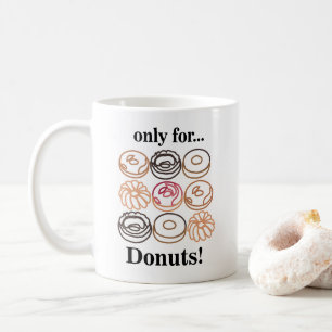 Donut Doughnut Zoet Grappig Koffiemok