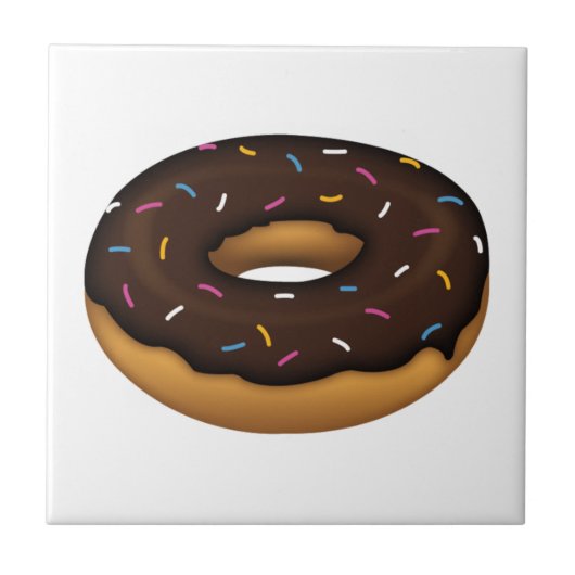 Donut - Emoji Tegeltje (Voorkant)
