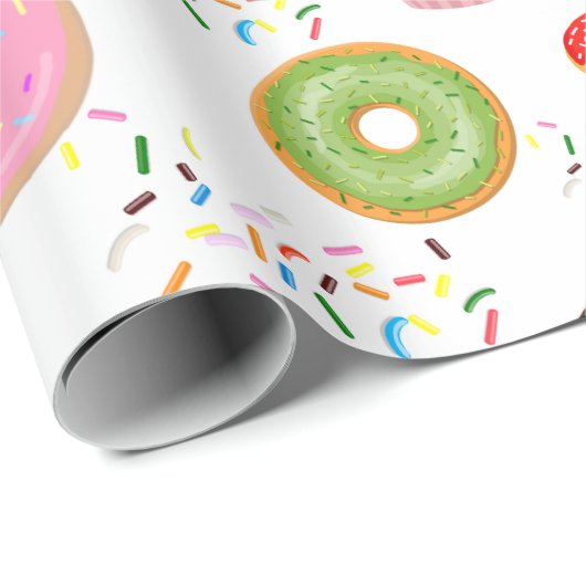 Donut en cupcakes cadeaupapier (Rol Hoek)