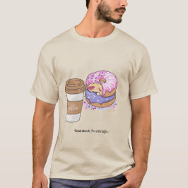 Donut en koffie T-shirt