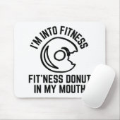 Donut Fitness Funny Muismat (Met muis)