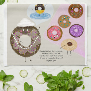 Donut Friends Kitchen Tea Serviette