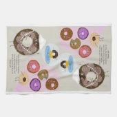 Donut Friends Kitchen Tea Serviette (Horizontal)