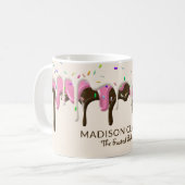 Donut Frosting Sprinkles Baker Bakery Koffiemok (Voorkant links)