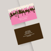 Donut Frosting Sprinkles Baker Bakery Visitekaartje