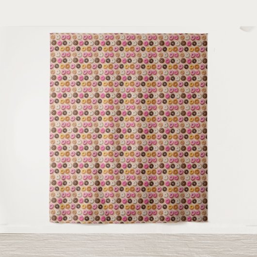 Donut Fun Tapestry Wandkleed (Voorkant)