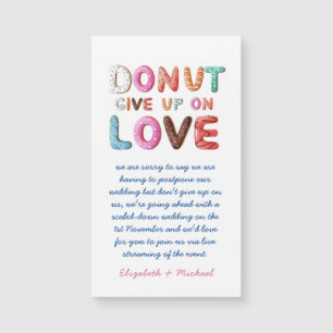 DONUT Geef niet op liefde Wijzigingsplan Datum MAG