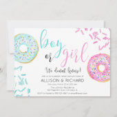 Donut gender onthulder kaart (Voorkant)