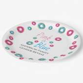 Donut Gender onthulling Papieren Bordje (Gekanteld)
