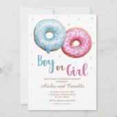 Donut Genre Révéler Invitation À Une Fille Ou À Un (Devant)