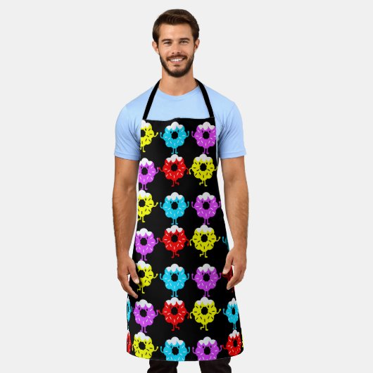 Donut geschenken en decor schort (Gedragen)