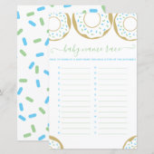 Donut, gesponnen met liefdesnaam Baby, Race Game (Voorkant / Achterkant)