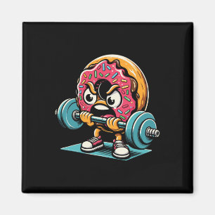 Donut gewichten heffen Funny Gym Workout gewichthe Magneet