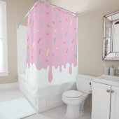 Donut Glaze, Icing, Frosting, Sprinkles, Dessert Douchegordijn (In situ)