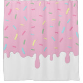 Donut Glaze, Icing, Frosting, Sprinkles, Dessert Douchegordijn (Voorkant)