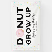 Donut Groeit kinderen op zaterdag Spandoek (Verticaal)